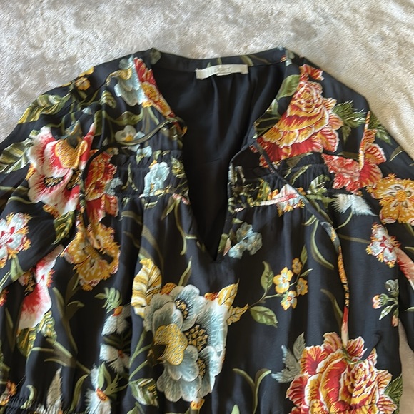 Loft floral long sleeve dress - Picture 5 of 6